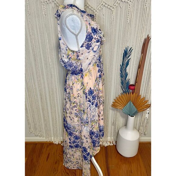 NWOT Nordstrom Leith Floral High-Low Dress Size M - Picture 6 of 9